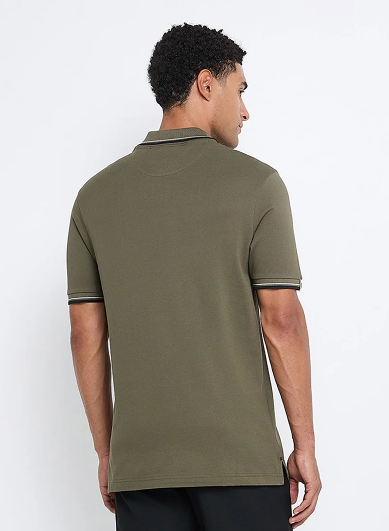 بين شيرمان بولو كلاسيك بياقة مميزة